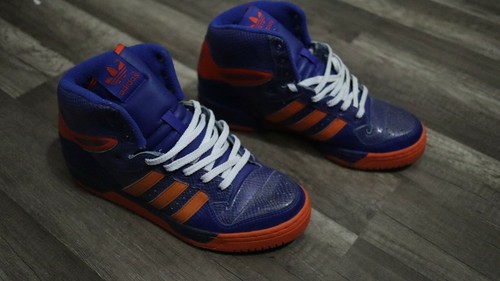 Adidas Metro Attitude - Blue, Orange - New York Knicks - Patrick Ewing |  eBay