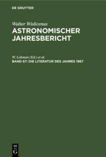 Die Literatur Des Jahres 1967 6753