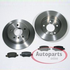 Bremsscheiben 	Ø 258 mm + Bremsbeläge hinten für Mercedes A-Klasse [W168]