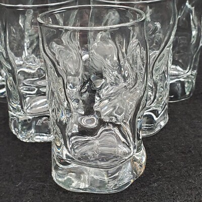 Shot Glasses Italy Bormioli Rocco Sorgente Marked ''Rocco'' Barware Set of 6