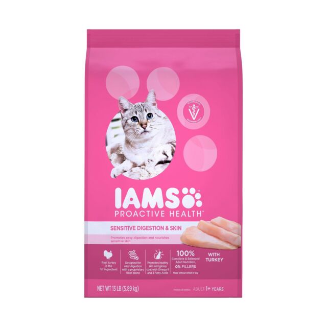 Iams Proactive Health Sensitive Stomach Adult Cat Food, Chicken