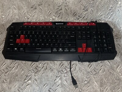 Ibuypower Red Led Keyboard iBUYPOWER GKB100 Gaming Keyboard Spill Resistant Black Red Tested | eBay