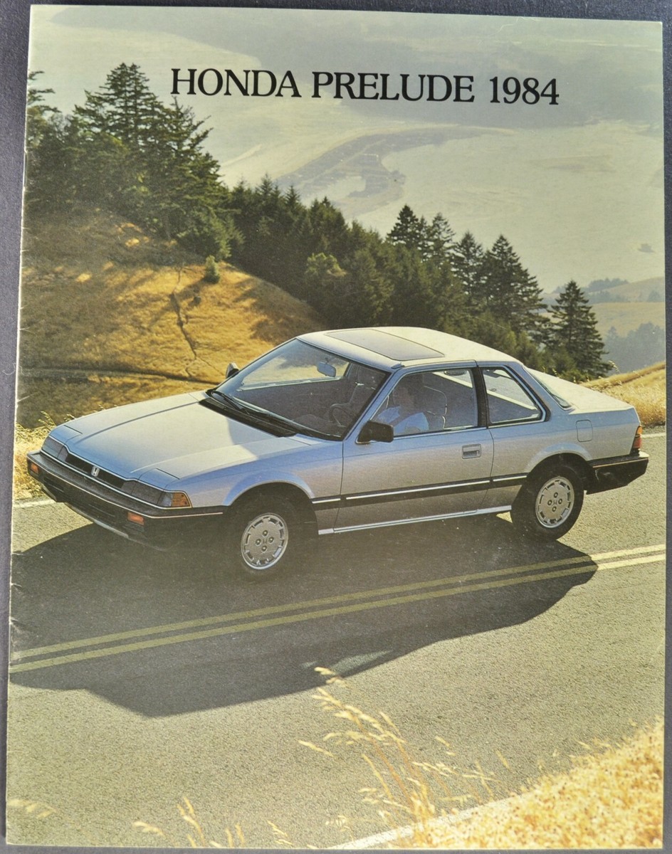 1984 Honda Prelude Catalog Sales Brochure Coupe Excellent Original