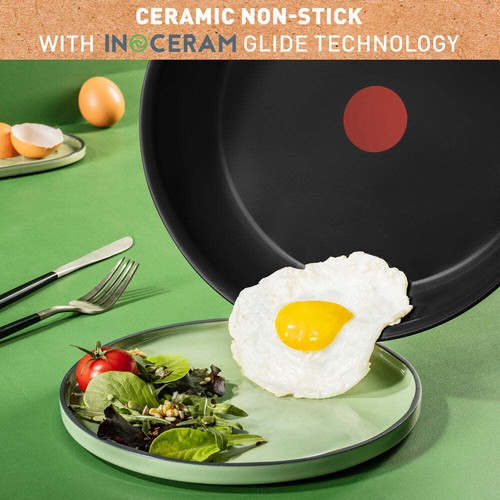 Tefal Renew Black Induction Ceramic Frypan 24cm - Picture 2 of 6
