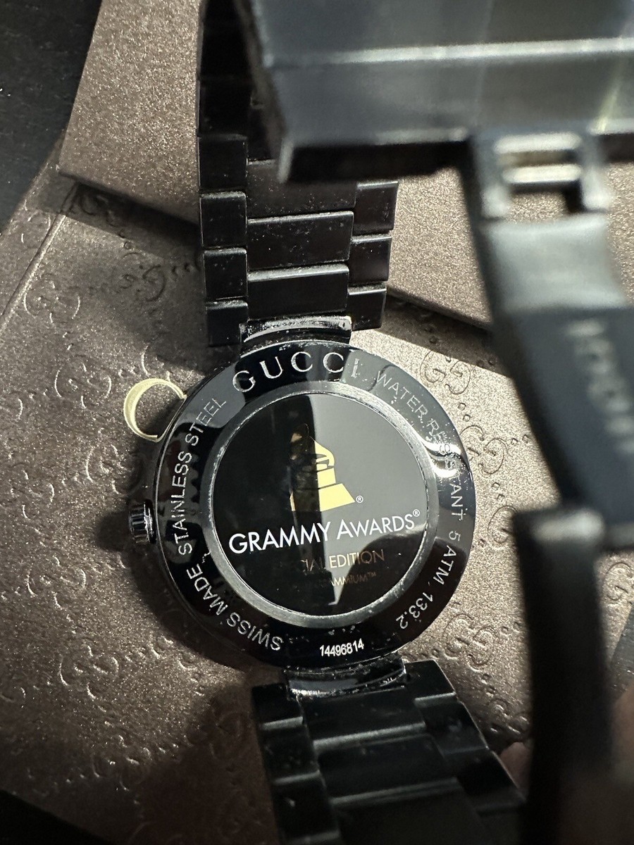 GUCCI Grammy Award Special Edition Interlocking Watch with GUCCI Grammy Award Special Edition Interlocking Watch with