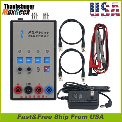 VI Curve Tester 2-CH Input w/Shell Alternate Display Shows Four Test Frequencies