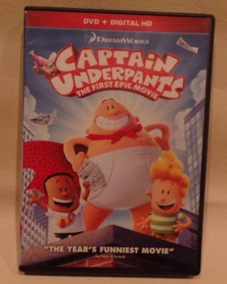 CAPTAIN UNDERPANTS, DVD, DREAMWORKS, FUNNY | eBay