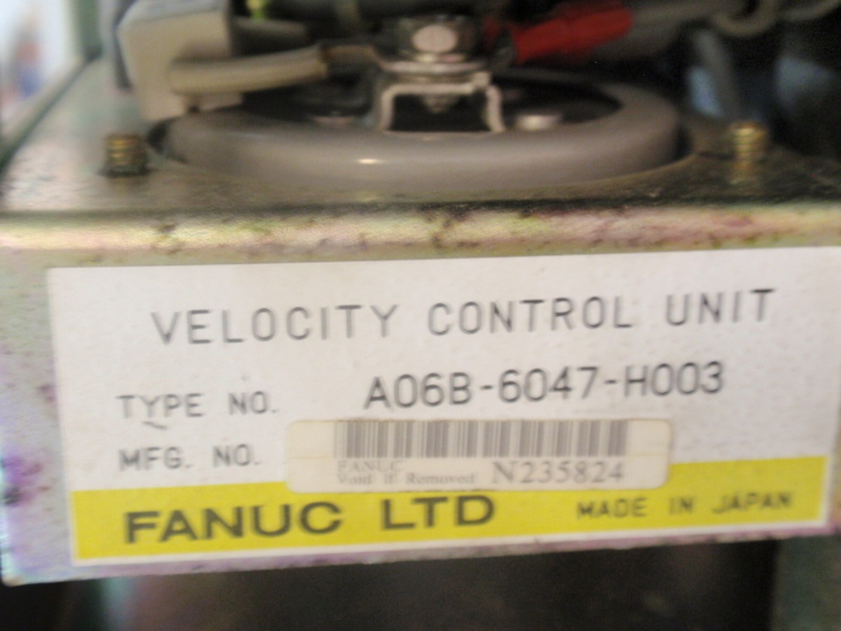 FANUC VELOCITY CONTROL UNIT A06B-6047-H003 | eBay