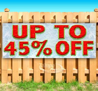 UP TO 45% OFF Advertising Vinyl Banner Flag Sign Many Sizes Available CHRISTMAS