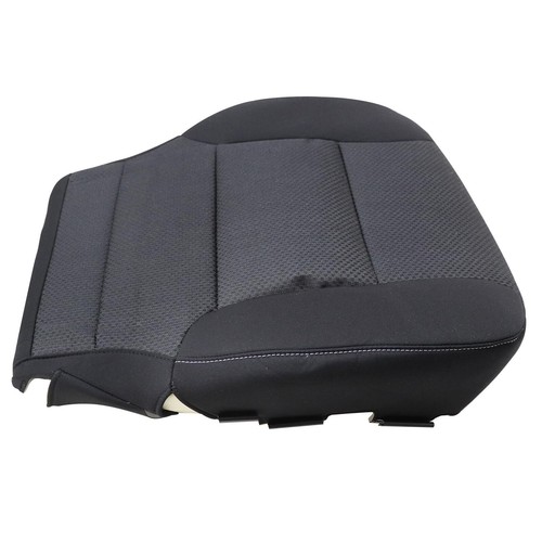 For 2014-2019 GMC Sierra 2500HD Driver & Passenger Bottom Cloth Seat Cover Black - Picture 12 of 18