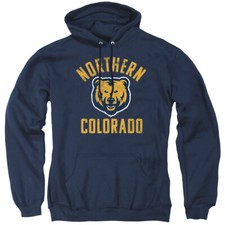 University of Northern Colorado Adult Pullover Hoodie Bears Logo, Navy, S-3XL