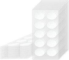 200 PCS Ear Lobe Support Patches, Bifurcated Heavy Duty Clear Earring Stickers,