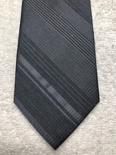 VAN HEUSEN MENS TIE DARK GRAY AND GRAY 3 X 58 NWT