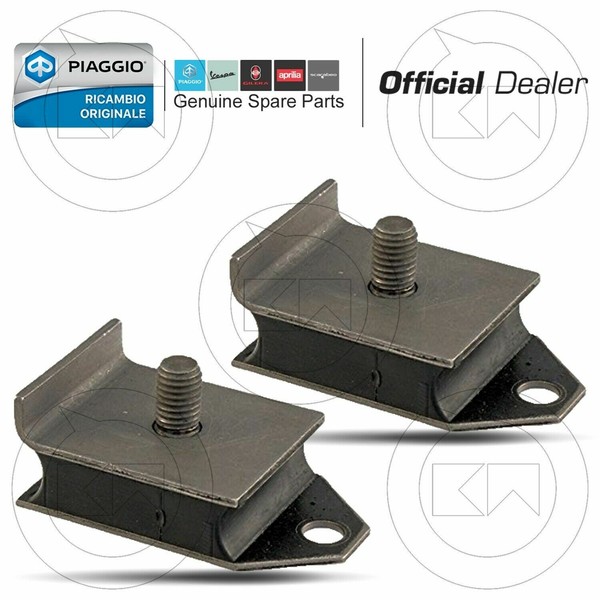 Paar Silent Block Motorhalterung Original Piaggio Ape FL-FL2 50 1993 1994-image