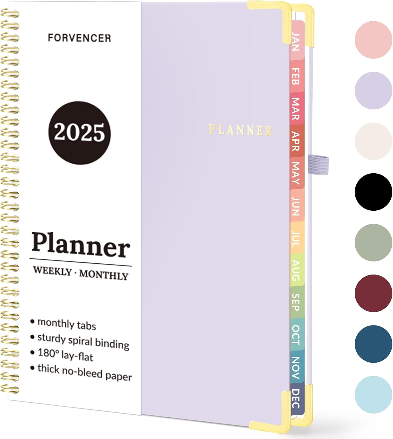 2025 Weekly and Monthly Planner (January 2025 - December 2025), 8.5