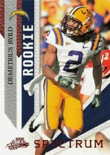 2009 Playoff Absolute Memorabilia Spectrum Red Demetrius Byrd #135