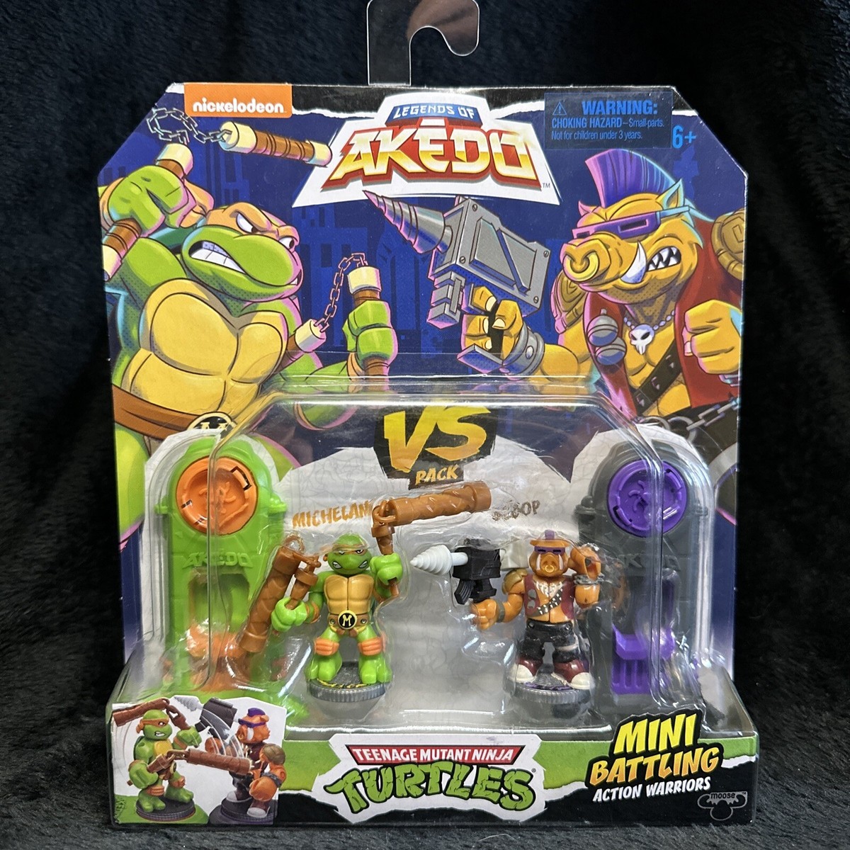 Legends of Akedo TMNT - Michelangelo vs Bebop Action Figure | eBay