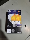 Flicker Flame GE LED long life Low Energy (2 Bulbs) Non Dimmable 15 Lumens L-14