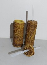 2 X Disney 3D Tree Of Life Plastic Tumbler Drinks Beaker Tiki Tikki