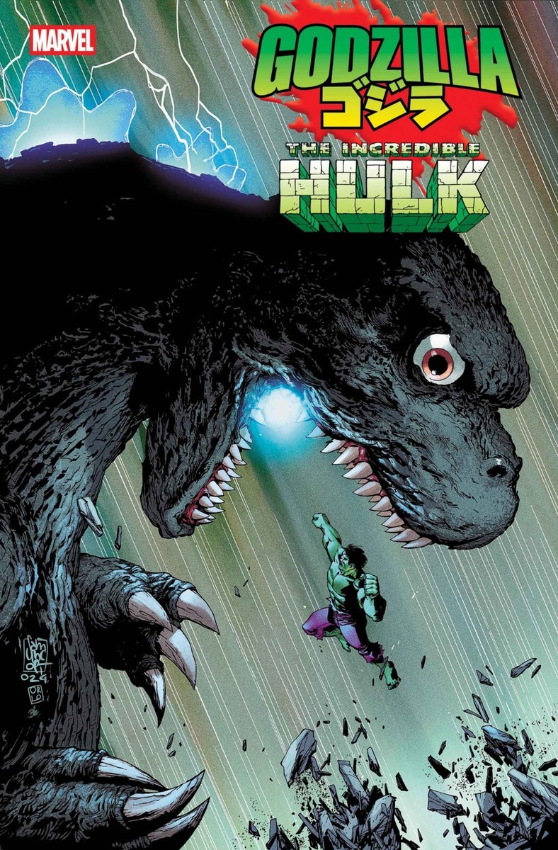 Godzilla vs. Marvel (2025) Fantastic Four Hulk X-Men Marvel Comics