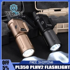 WADSN PL350 PLHv2 Flashlight 1000LUMEN High Power Hunting Metal Weapon Light