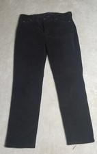 GLORIA VANDERBILT Fine Corduroy Jean's 12 Chocolate Brown 5 Pkt EUC