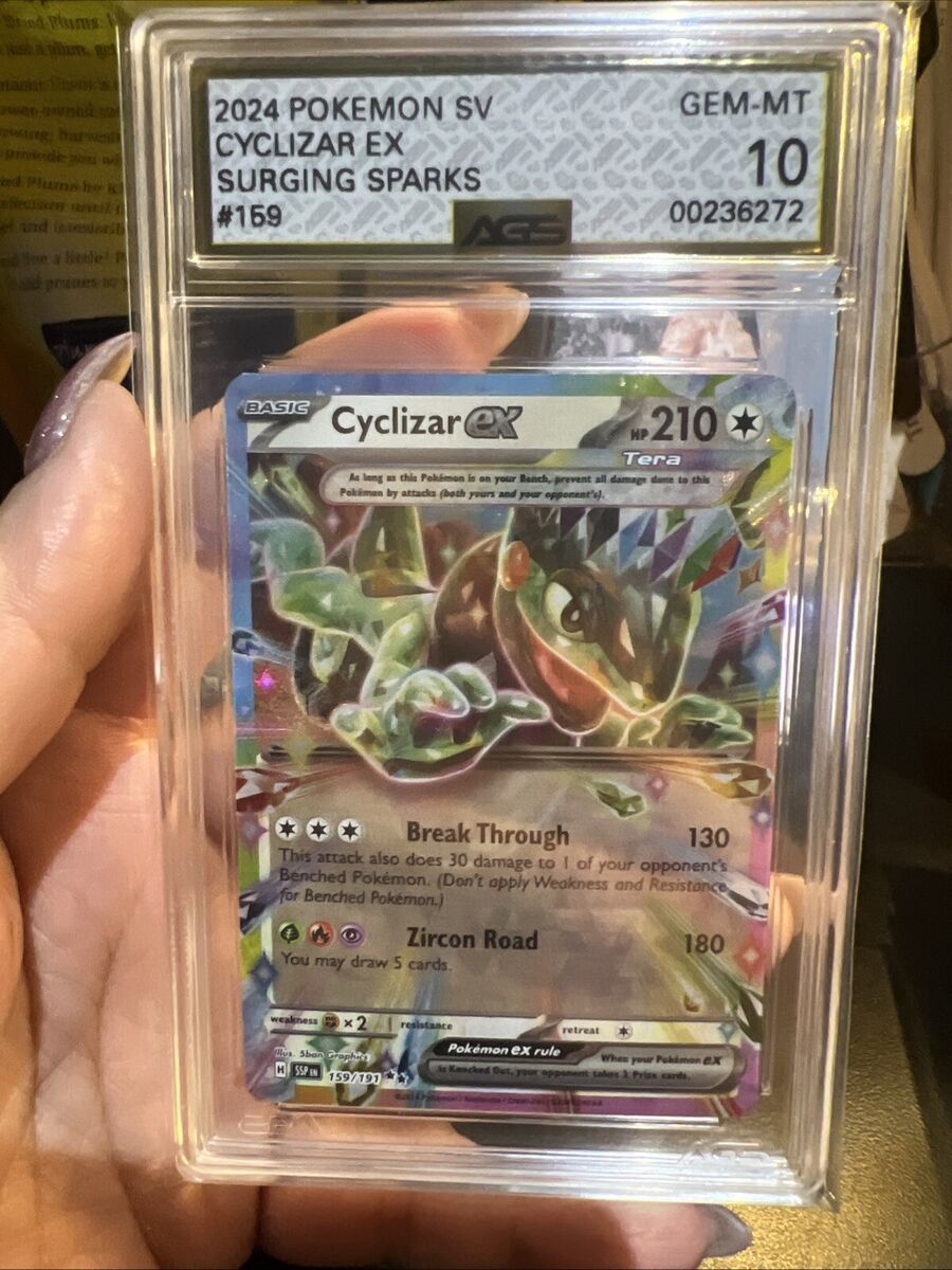 PSA 10 Cyclizar ex - 159/191 Surging Sparks Double Rare PSA 10 Cyclizar ex - 159/191 Surging Sparks Double Rare