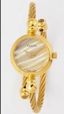 Gucci Vintage 11/12.2 Quartz Bangle Watch Women 2700.L Series Gold