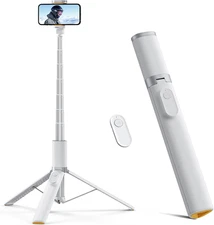TODI 63" Phone Tripod, Extendable Selfie Stick with Wireless Remote and Phone Ho