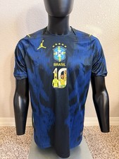 Neymar Jr  brazil Blue jersey XL