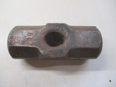 AFORA 8Lbs. SLEDGE HAMMER HEAD MADE IN SPAIN BLACKSMITH FORGE ANVIL