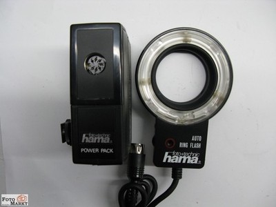 Ringblitz 55 mm + Einstelllicht Hama Auto Ring Flash mit Automatic Macro Blitz