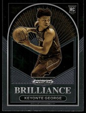2023 Panini Prizm Draft Picks #14 Keyonte George Brilliance Silver