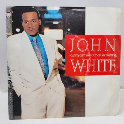 John White Get You Out of my Syste + Pic Sleeve 7'' 45rpm M- Vinyl Record 45 80's