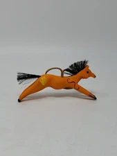 Native American Navajo Folk Art Orange 5" SPIRIT HORSE ORNAMENT CHANDLER BEGAYE