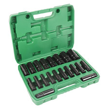 12 Drive Impact Socket Set Socket And Drive Tool 8-32mmm Mechanics Tools 20pc