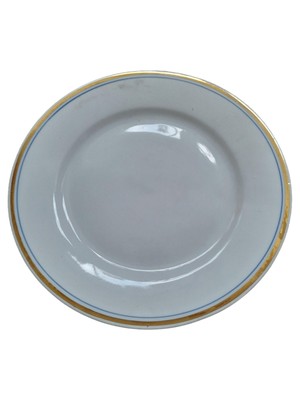 KAHLA Essteller Weiß Porzellan Klassisch 18cm Teller mit Goldrand