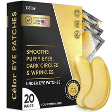 Under Eye Patches (20 Pairs) - Eye Patches For Puffy Eyes And Dark Circles - Und