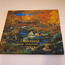 Finnland Euro-Kursm&uuml;nzensatz Rahasarja 2003 im Folder (KMS) Tier & Natur