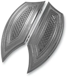 Tableros de piso para conductor Thunder Cycle Designs - Cromo motocicleta bicicleta de calle TC-553 Foto 2 de 4