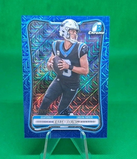 2026 Bowman Chrome /150 Blue Mojo Bryce Young Carolina Panthers