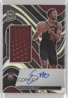 2021-22 Panini Spectra Jersey 111/149 Evan Mobley #217 Rookie Auto RC s3g