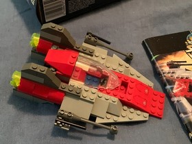 Star Wars Lego Flash Speeder 7124 & A-Wing Fighter 7134 -No figs - missing parts