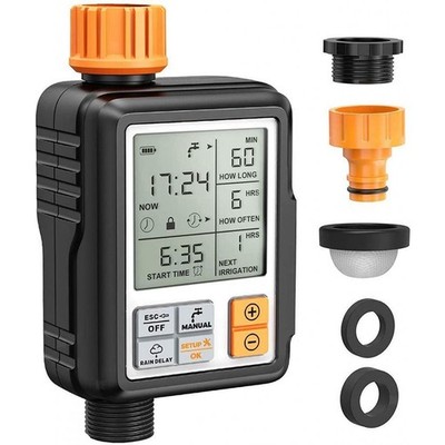 Programmierbare Wasser Timer 3 ''Großen Bildschirm Sprinkler-Timer für Garten