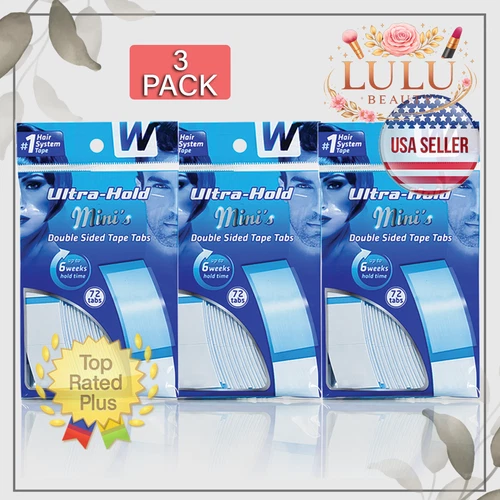 Walker Ultra Hold Tape Mini 216 Tabs Double Sided Tape for Wig,Toupee, Hairpiece