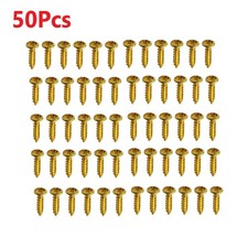 50Pcs Electric Guitar Bass Pickguard Mounting Screws For Fender Strat/Tele