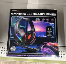 GamePro RGB LED USB Gaming Headphones Double Ear-Cup for PS4 PS5 Xbox Switch