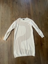 Marimekko Lambswool Sweater Small Uniqlo Women’s Long Sleeve Dress 100% Wool