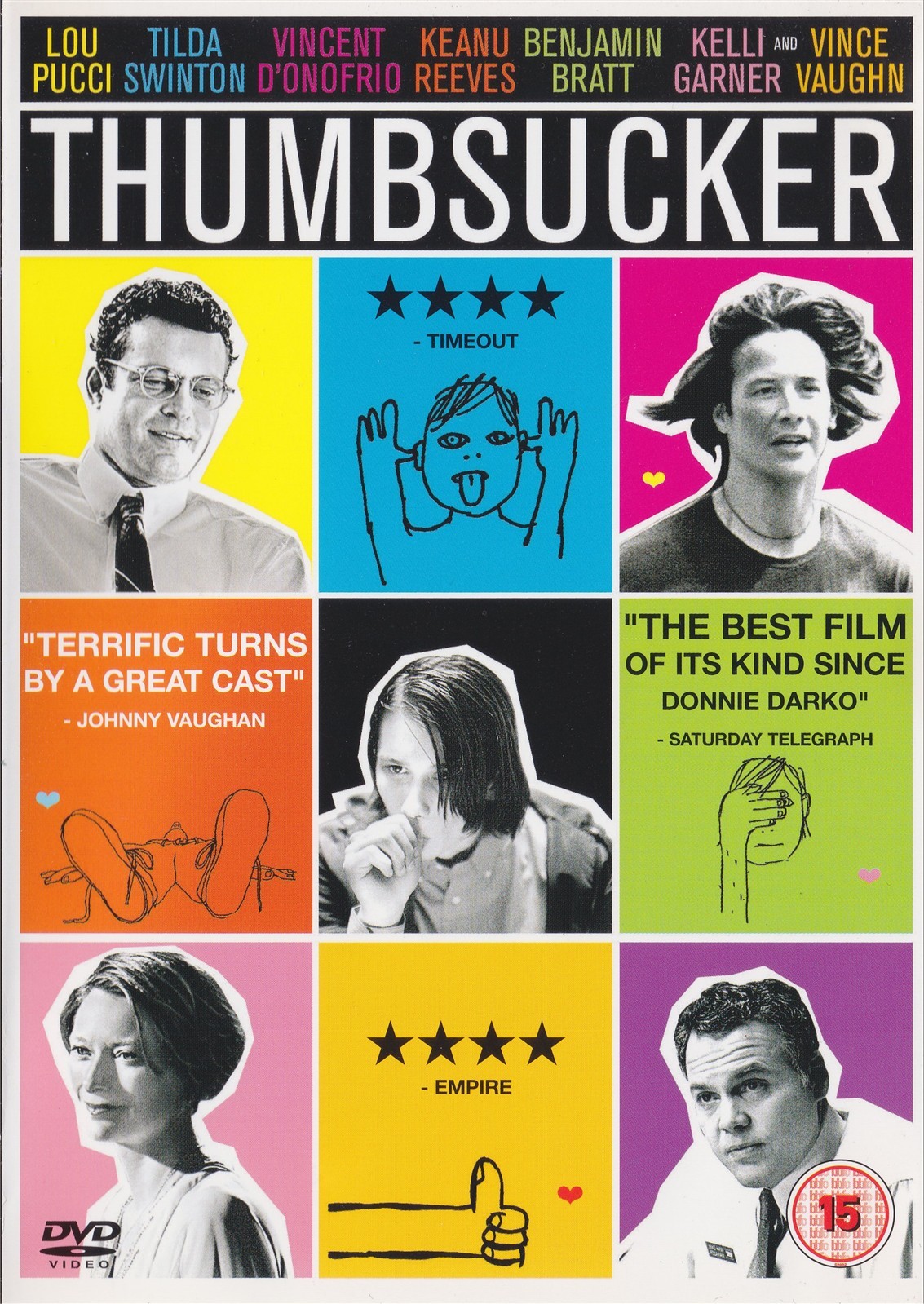 Thumbsucker - Lou Pucci, Tilda Swinton - NEW Region 2 DVD
