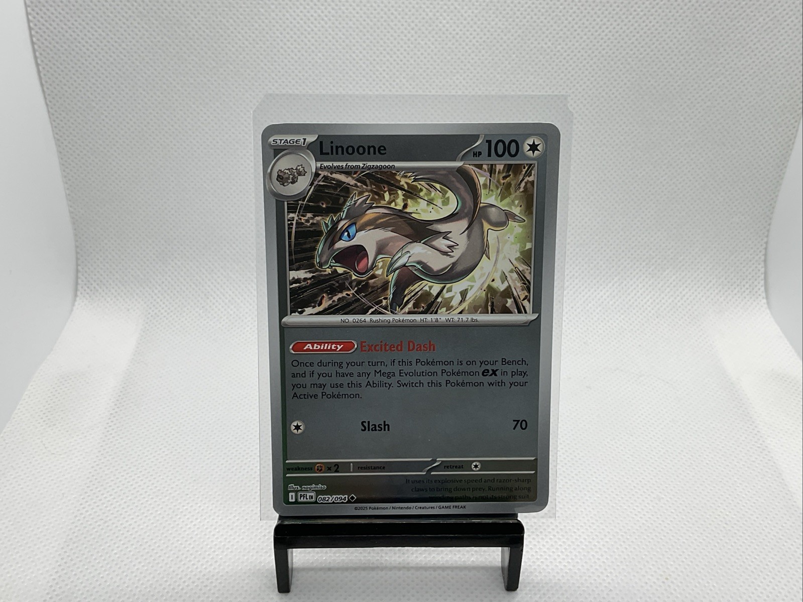 Linoone 082/094 (Reverse Holo) ME02 Phantasmal Flames PFL - Pokemon - NM/M